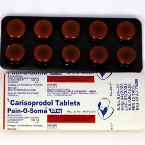 Pain-O-Soma 500 mg (Carisoprodol) - Image 2